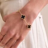 Black Clover Charm Bracelet