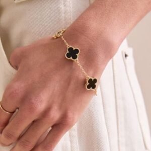 Black Clover Charm Bracelet