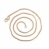 Premium gold box chain necklace for men and women minimalist elegant neck jewelry