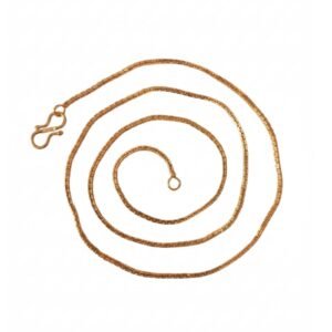 Premium gold box chain necklace for men and women minimalist elegant neck jewelry